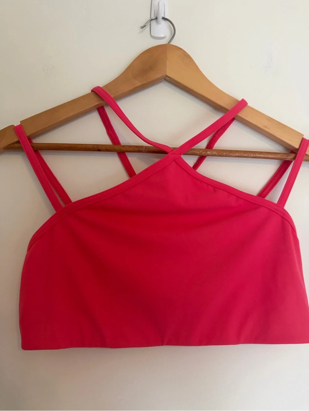 Lululemon Flow Y Strappy Bra Hot Pink Size 8